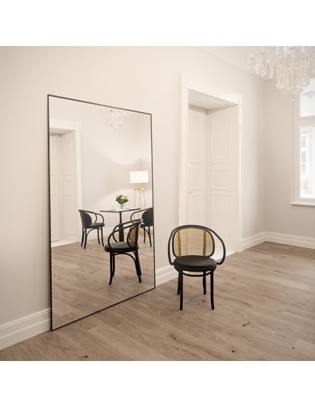 Moderner großer Wandspiegel in Holzrahmen - 1503 - nach Maß