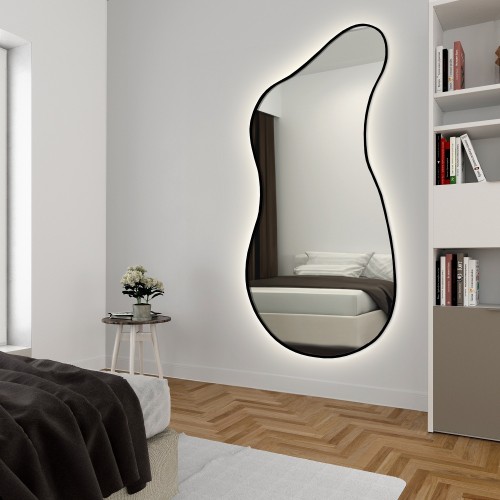 Organisch geformter Spiegel mit Beleuchtung - ANGELIT II...