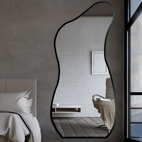 Organisch geformter gerahmter Spiegel - ANGELIT IM RAHMEN 2