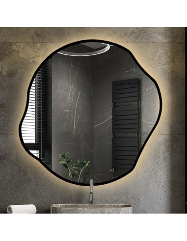 Organisch geformter Spiegel in Rahmen mit...