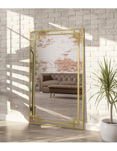 Spiegel in Loftoptik mit Sprossenleisten MDF -...