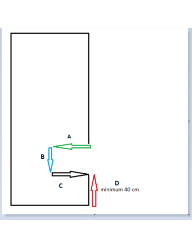 Großer rechteckiger Badezimmerspiegel mit...