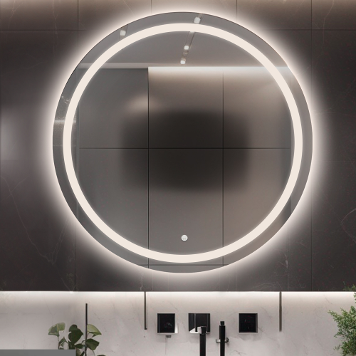 Runde Badezimmerspiegel mit Antibeschlagheizmatte - MAIA...