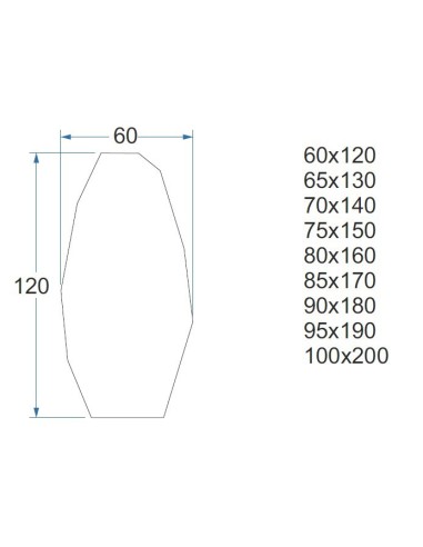 Dekorativer Spiegel mit scharfer, organischer...