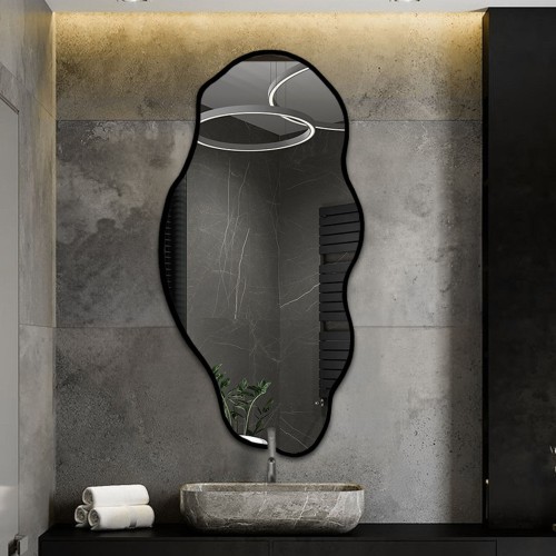 Spiegel mit organischer Form im Rahmen - LOLIT IM RAHMEN 2