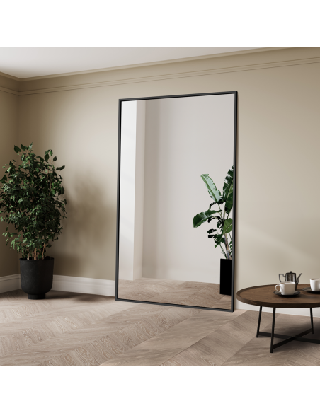 Moderner großer Wandspiegel mit Holzrahmen - 1503 - Rahmenfarbe nach Wahl