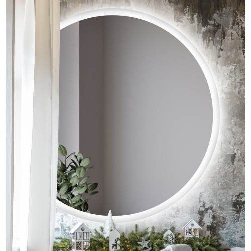 Runder Badezimmerspiegel mit Hintergrundbeleuchtung,... 2