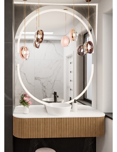 Bogenspiegel für Badezimmer mit...