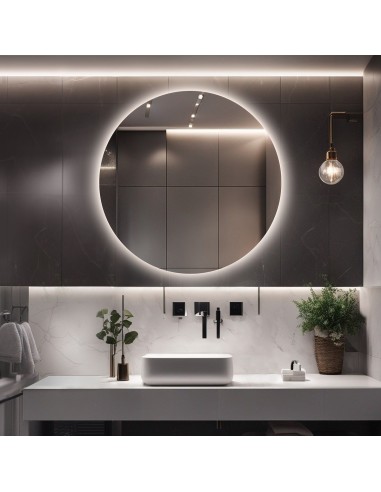 Runder Badezimmerspiegel mit...