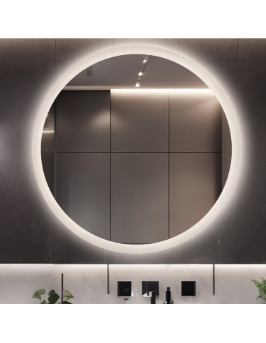 Runder Badezimmerspiegel mit...