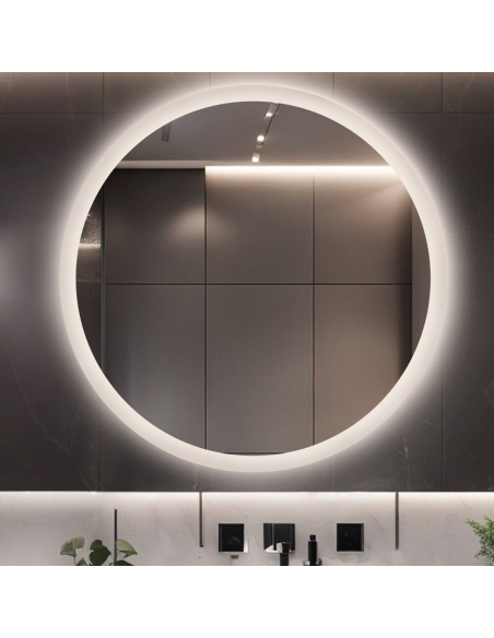 Runder Badezimmerspiegel mit Hintergrundbeleuchtung CAPELLA LED