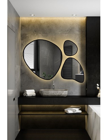 Satz von drei organischen Spiegeln in einem...