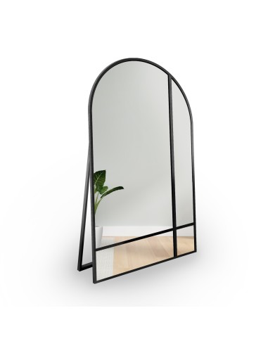 Halbovales Standspiegel im MDF-Rahmen - LOFTI I...