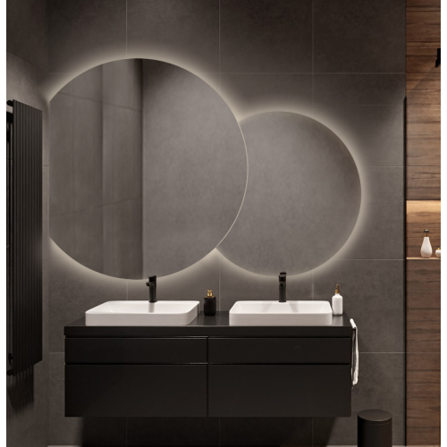 Spiegelset mit Hintergrundbeleuchtung - UNIVERSE CUT LED II