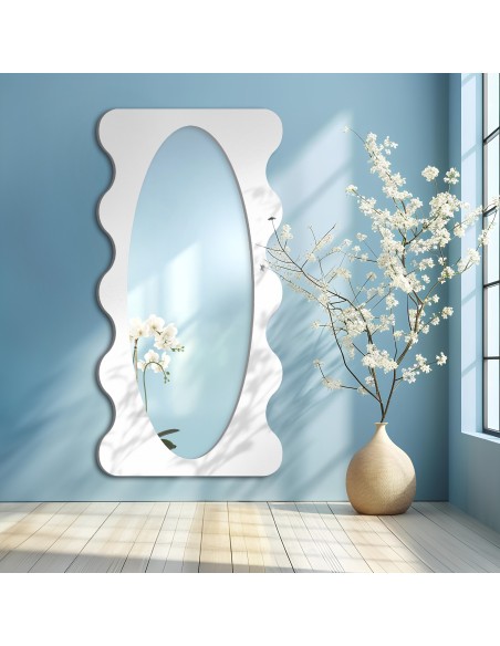 Unregelmäßiger Spiegel mit MDF-Rahmen - BLOBS NEBULA