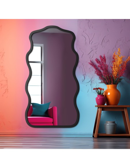 Unregelmäßiger Spiegel im Rahmen - BLOBS NEXUS