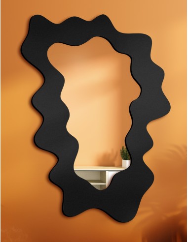 Unregelmäßiger Spiegel mit MDF-Rahmen - BLOBS...