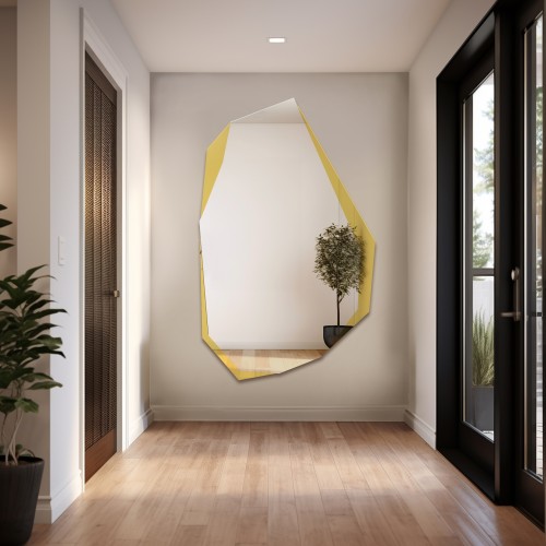 Dekorativer Spiegel in scharfer organischer Form – CELESTIAL