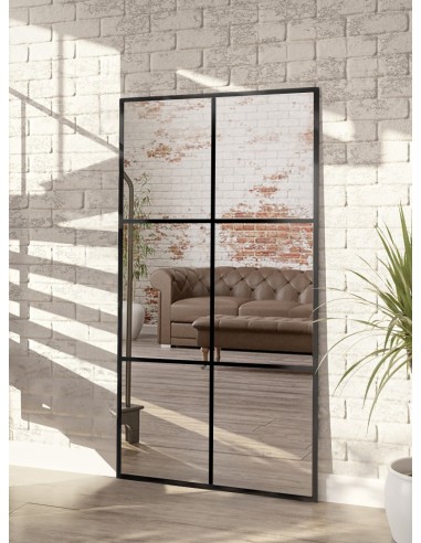 Spiegel in Loftoptik mit Sprossenleisten - 6...