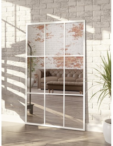 Spiegel in Loftoptik mit Sprossenleisten - HANA...