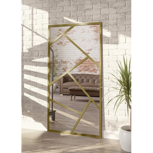 Spiegel mit Sprossenleisten in asymmetrischer Form MDF -... 2