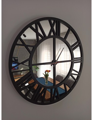 Spiegelwanduhr in Loftoptik - ORES -...