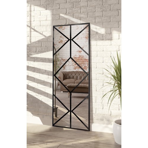 Spiegel in Loftoptik mit Sprossenleisten - OLIMPIA -... 2