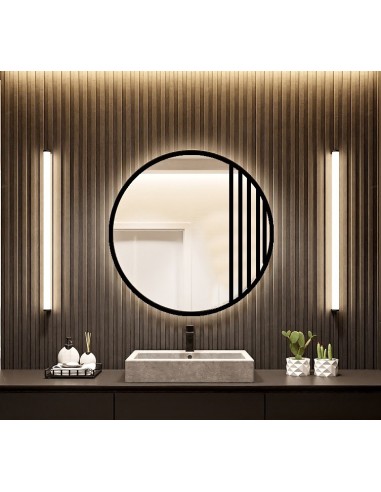 Rundspiegel mit Sprossenleisten und...