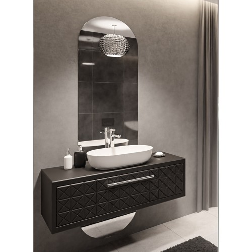 Badezimmerspiegel oval zweiteilig - NIKO 2