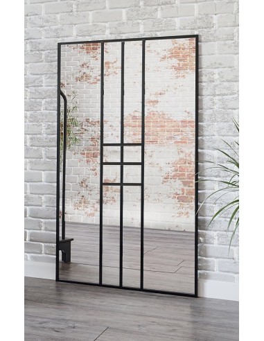 Spiegel in Loftoptik mit Sprossenleisten - ZEUS...