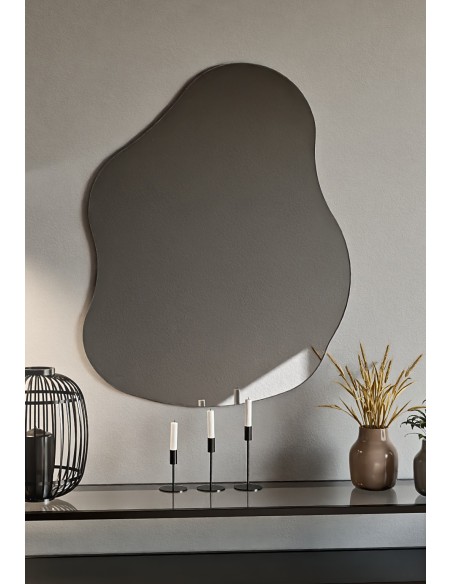 Dekorativer Spiegel in organischer Form - STONE