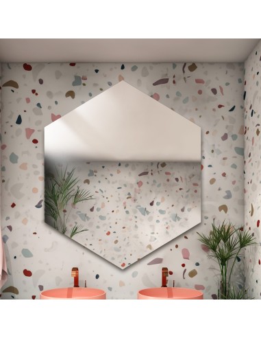 Spiegel in geometrischer Form – HEXA