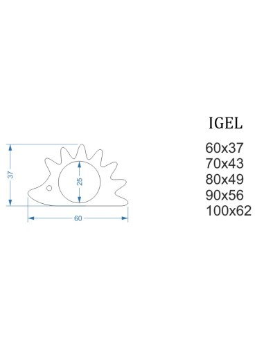 Dekorativer Wandspiegel für Kinder in einem...