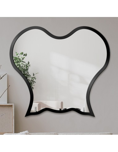 Spiegel in organischer Form mit MDF-Rahmen -...