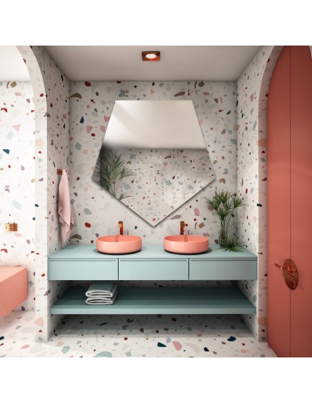 Spiegel in geometrischer Form – PENTA