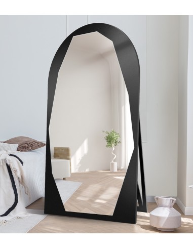 Organischer Standspiegel in Halboval mit...