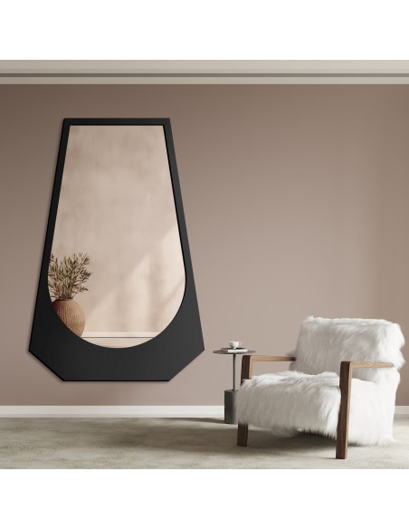 Unregelmäßiger Spiegel mit MDF-Rahmen - ANDANTE