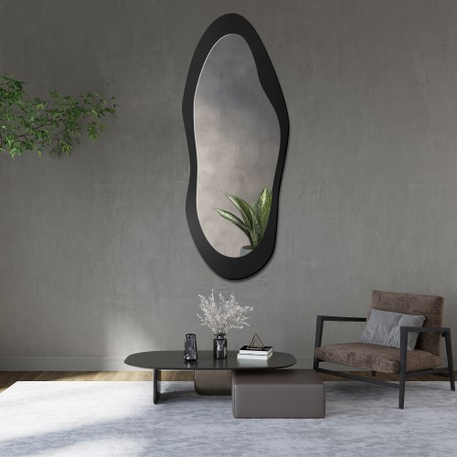 Unregelmäßiger Spiegel mit MDF-Rahmen - PRESTO