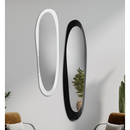 Set aus zwei Spiegeln mit Lacobel in unregelmäßiger Form... 2