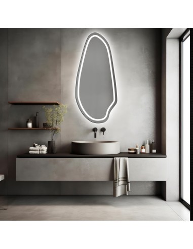 Organischer Spiegel mit Beleuchtung - JASPIS...