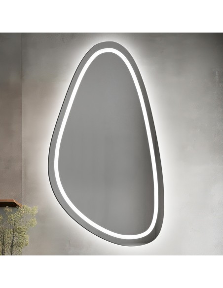 Unregelmäßiger Spiegel mit Beleuchtung - SYDERYT LED II