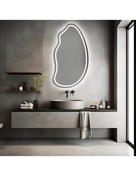 Organischer Spiegel mit Beleuchtung - TOPAZ LED II