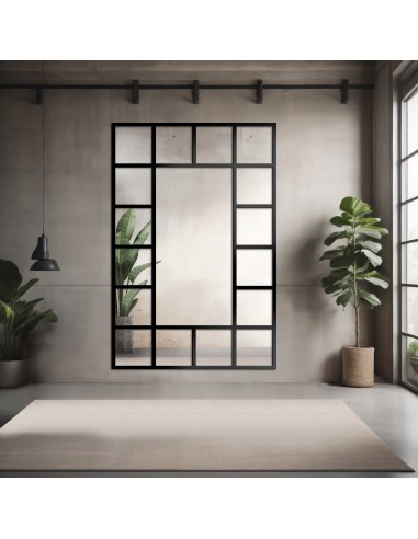 Loft-Spiegel mit Sprossen - ISMENA -...