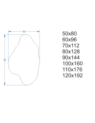 Spiegel in unregelmäßiger Form - POCO
