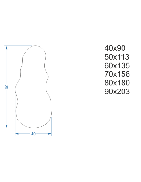 Spiegel in unregelmäßiger Form - RISOL