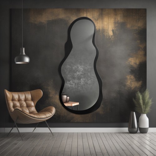 Spiegel in unregelmäßiger Form mit MDF-Rahmen - RISOL IM...