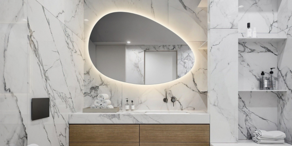 Ideen für das Badezimmer — 6 interessante Arrangements und Inspirationen, wie man einen Spiegel nutzt