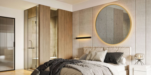 Ideen für inspirierende Arrangements mit dem Spiegel im Schlafzimmer